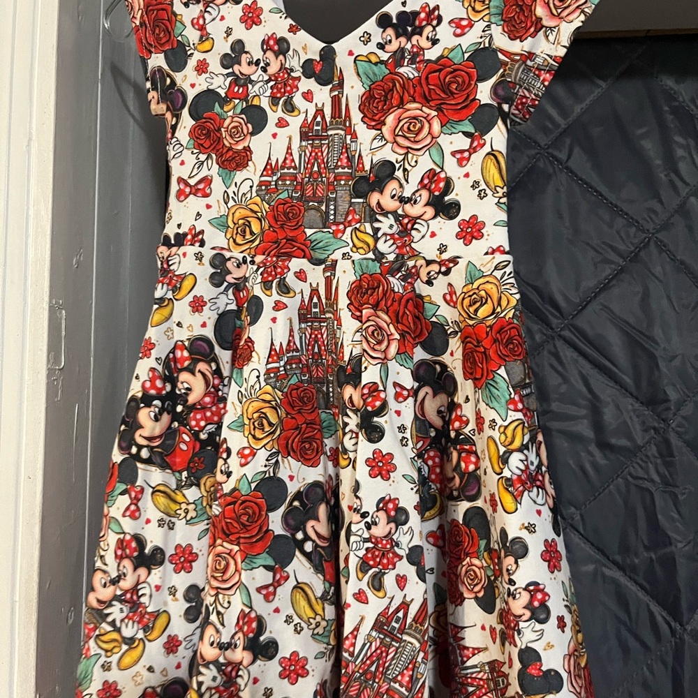 Charming Cartoon Castle Kids Dress